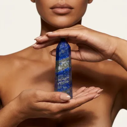 Lapis Lazuli Crystal Pillar – Inner Peace, Communication & Spiritual Insight