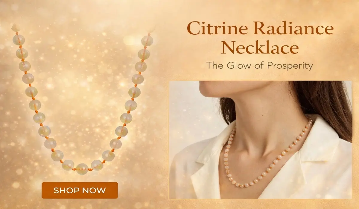 Citrine Radiance Necklace - The Glow of Prosperity