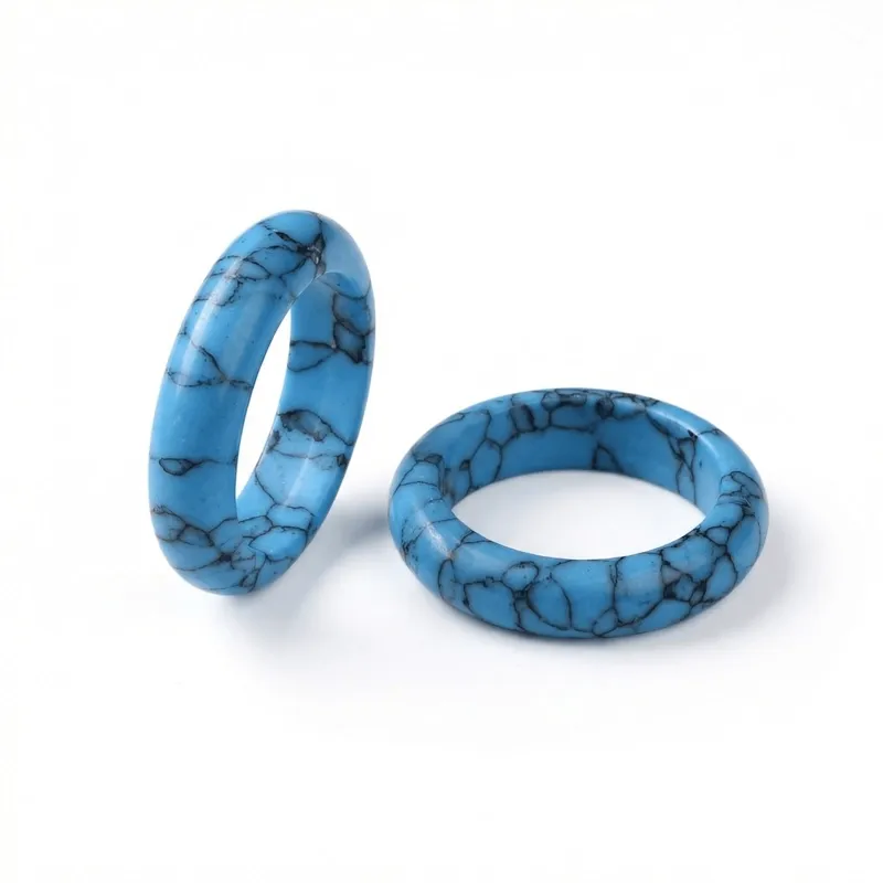 Dark Blue Turquoise Ring – Protection, Prosperity & Inner Peace