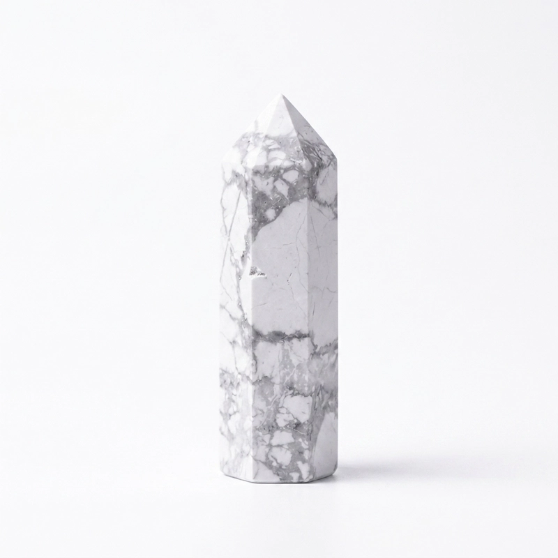 White Turquoise Crystal Wand for Stress Relief & Inner Calm