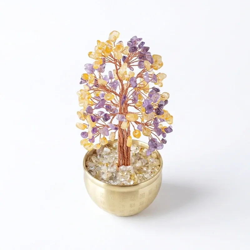 Ametrine Crystal Money Tree – Prosperity, Wisdom & Harmonious Energy