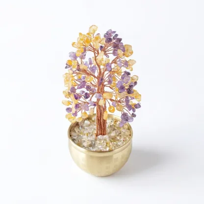 Ametrine Crystal Money Tree – Prosperity, Wisdom & Harmonious Energy