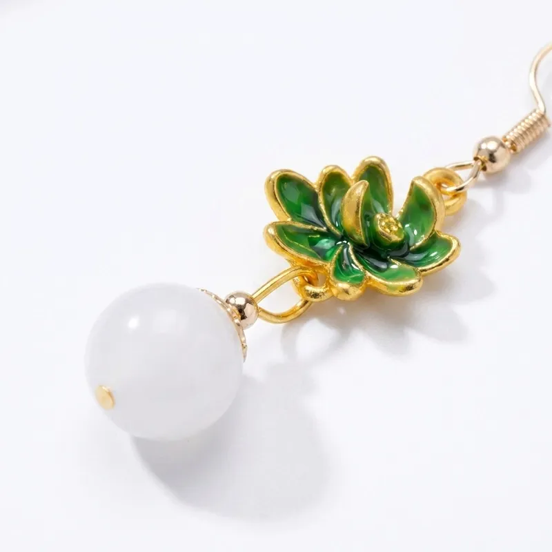 White Chalcedony Earrings – Inner Peace, Protection & Serenity