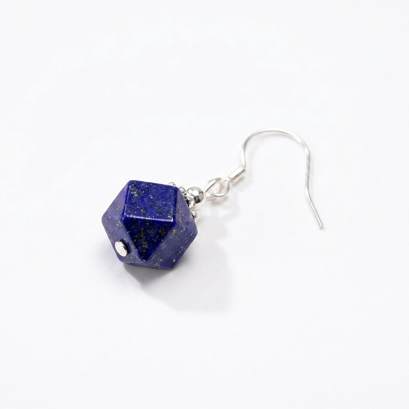 Lapis Lazuli S925 Silver Earrings for Wisdom & Inner Peace
