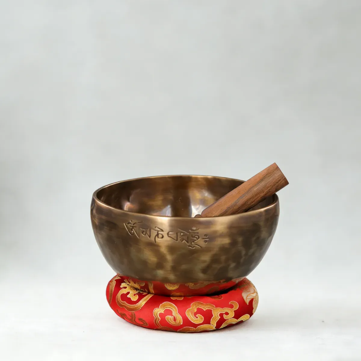Handmade Nepalese Full Moon Singing Bowl for Sound Healing