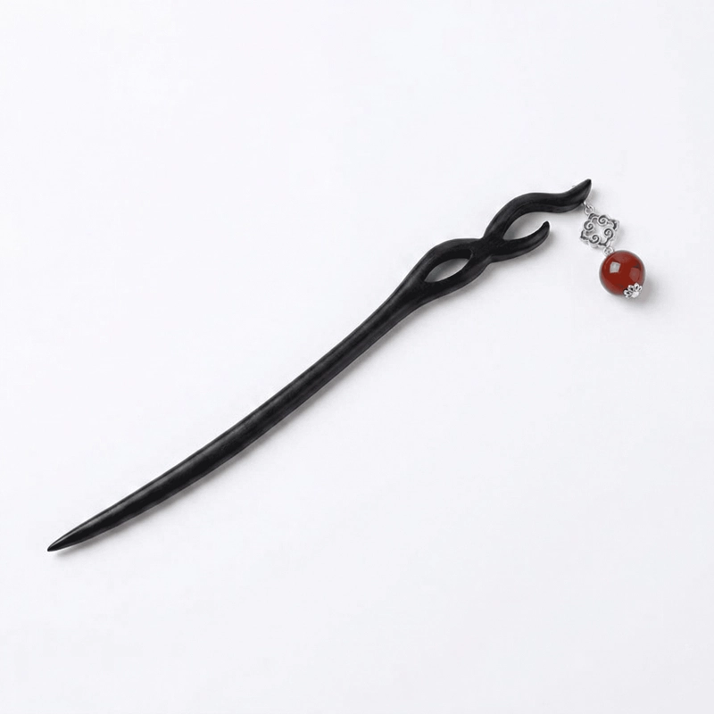 Success Ebony Hairpin – Academic Achievement & Spiritual Protection