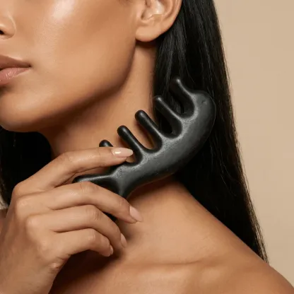 Dolphin He Shou Wu Massage Comb for Meridian Wellness & Aromatic Healing