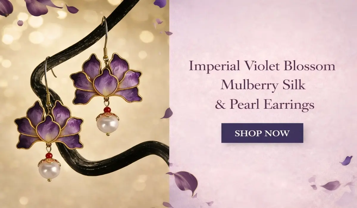 imperial-violet-blossom-mulberry-silk-pearl-earrings