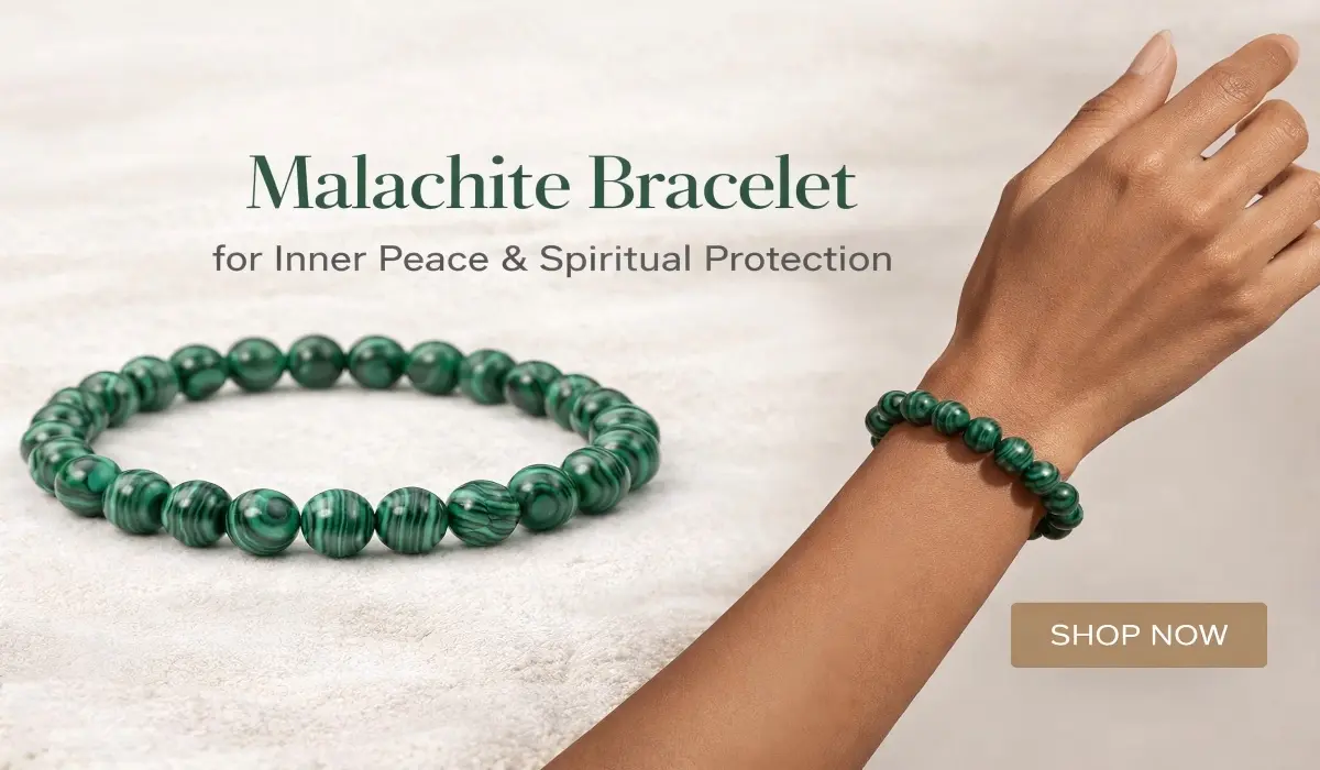 Malachite Malachite Bracelet for Inner Peace & Spiritual Protection