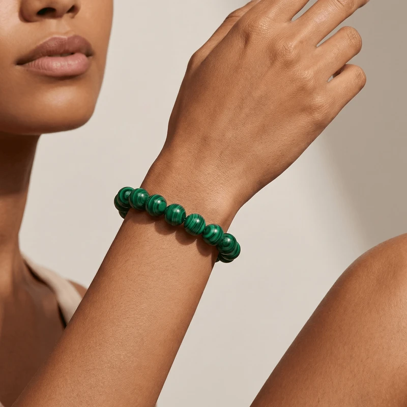 Malachite Malachite Bracelet for Inner Peace & Spiritual Protection