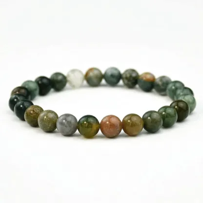 Indian Agate Bracelet for Inner Peace & Emotional Stability