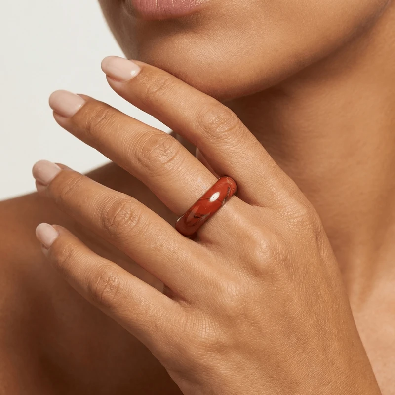 Red Jasper Ring – Vitality, Confidence & Protection