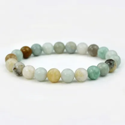 Amazon Stone Beaded Bracelet for Confidence & Emotional Balance