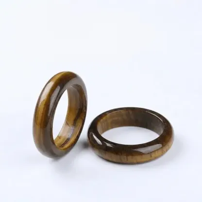 Yellow Tiger's Eye Ring for Confidence & Protection