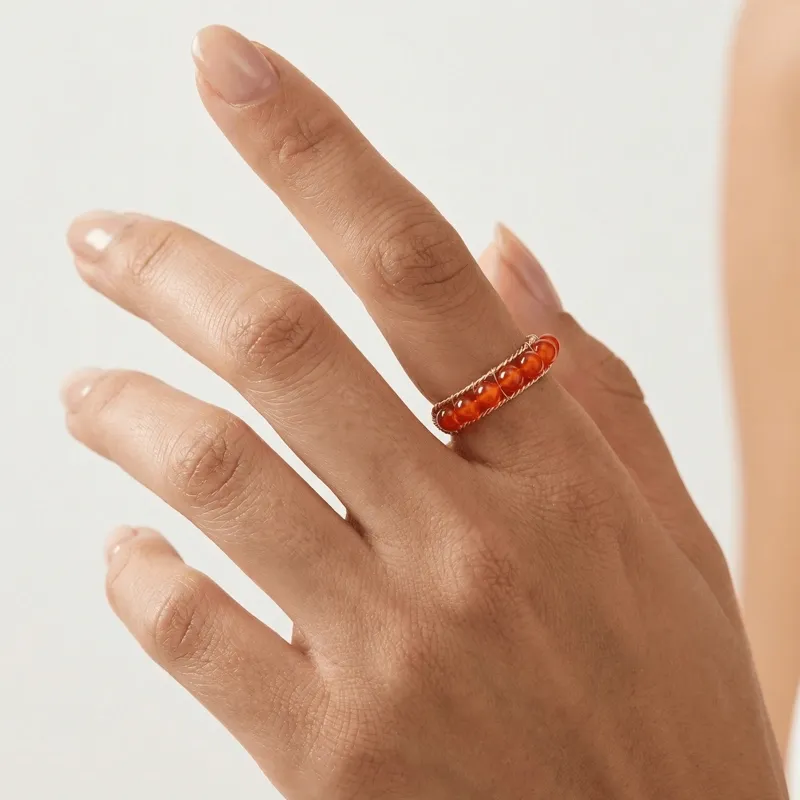 Red Agate Ring – Balance, Energy & Spiritual Harmony