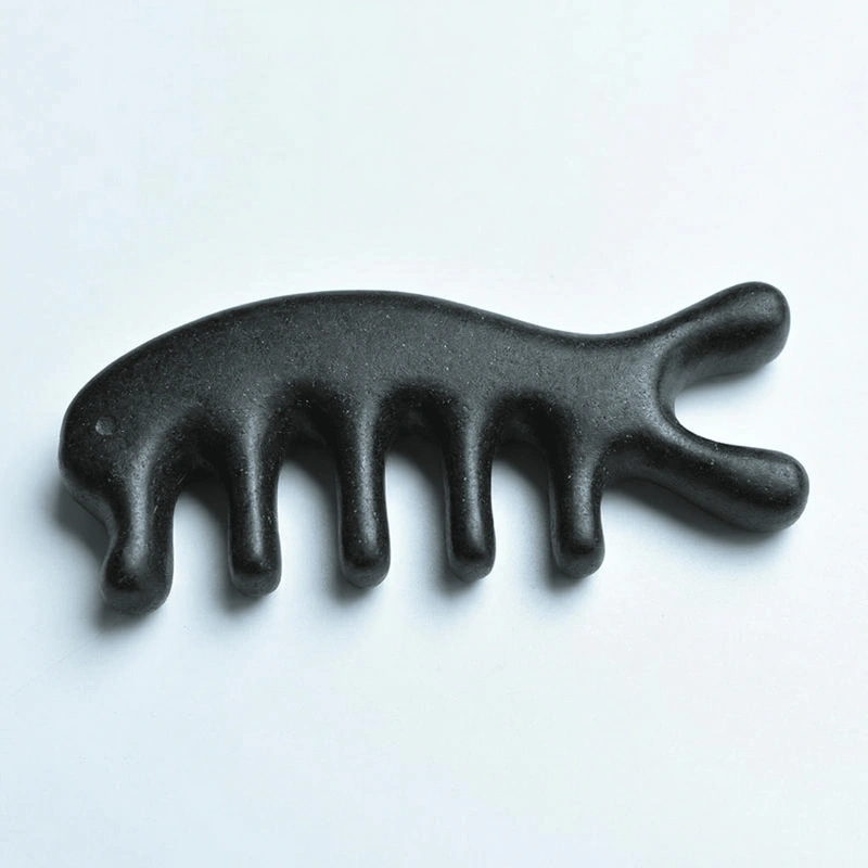 Dolphin He Shou Wu Massage Comb for Meridian Wellness & Aromatic Healing