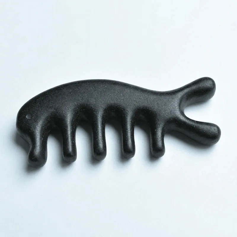 Dolphin He Shou Wu Massage Comb for Meridian Wellness & Aromatic Healing