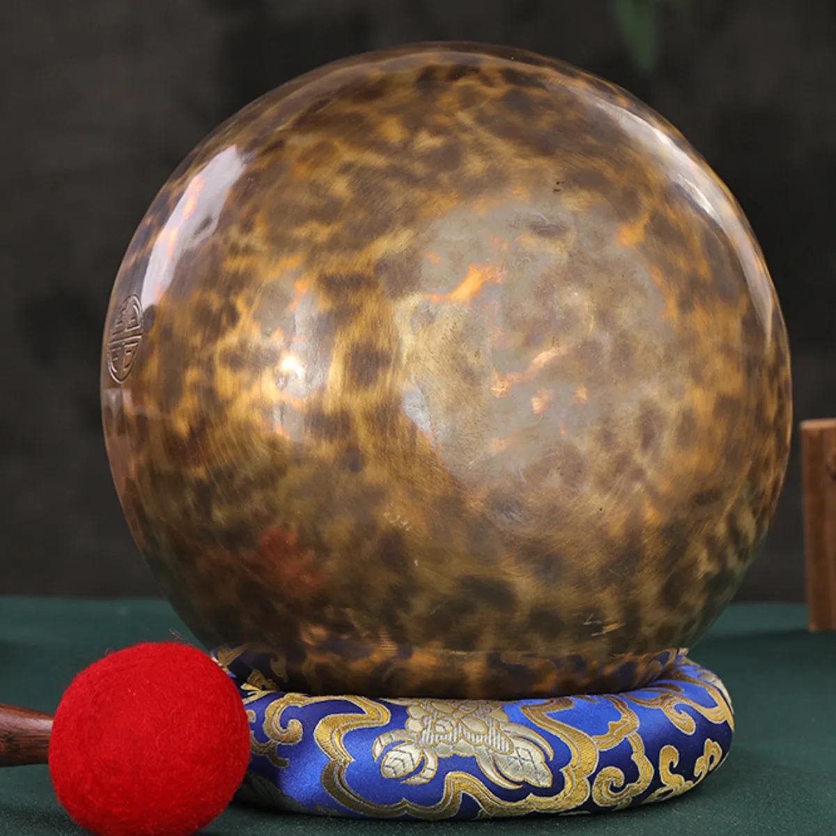 Handmade Nepalese Full Moon Singing Bowl for Sound Healing