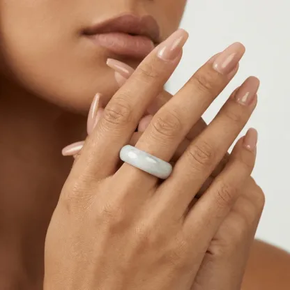 Tianshan Jade Ring – Emotional Balance, Vitality & Protection