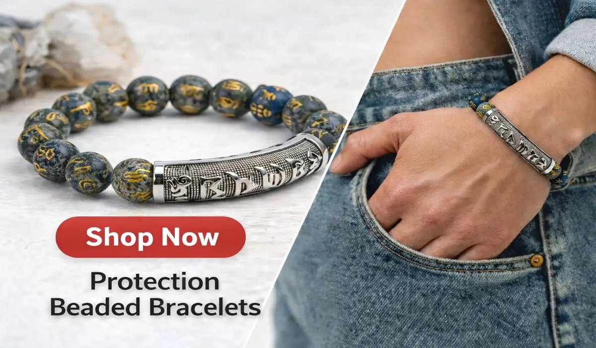 Tibetan Wisdom Lapis Bracelet - The Regal Harmony