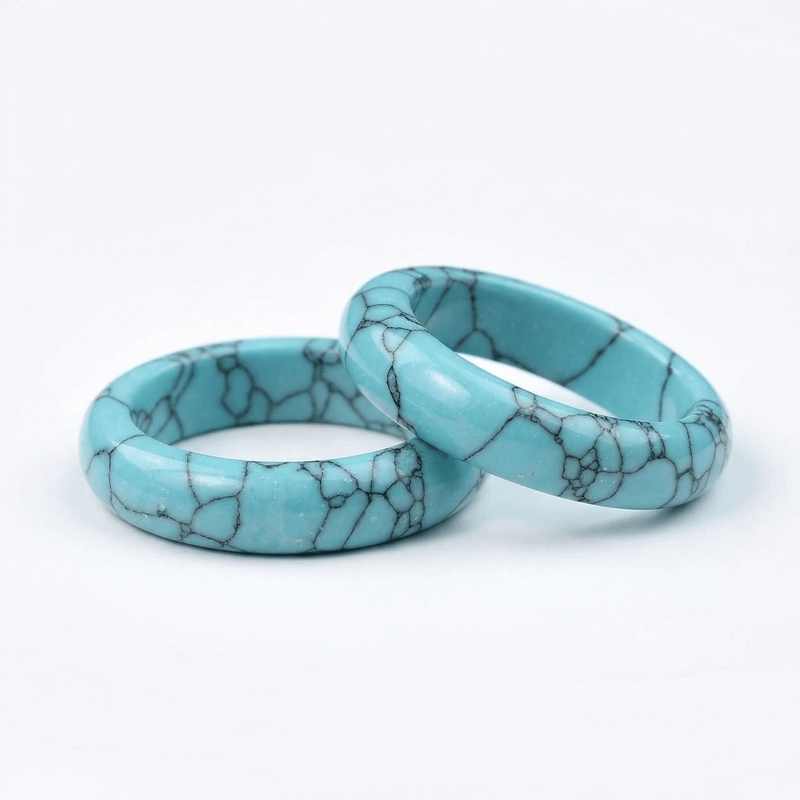 Turquoise Natural Stone Ring – Success, Protection & Inner Peace