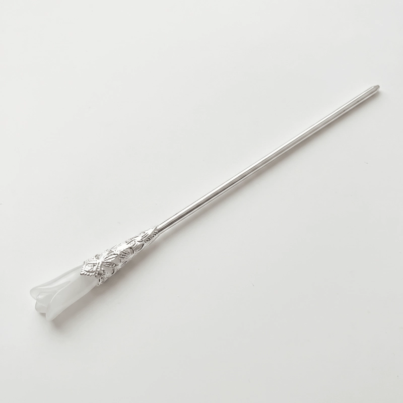 Magnolia Metal Hairpin for Timeless Elegance & Classical Grace