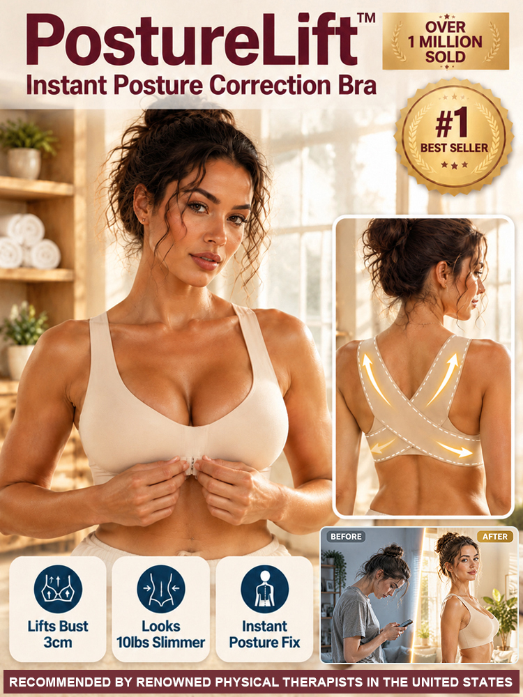 PostureLift™ 【Instant Posture Correction】Perfect Posture Wireless Bra | Instant 3-Sec Lift & Zero Back Bulge