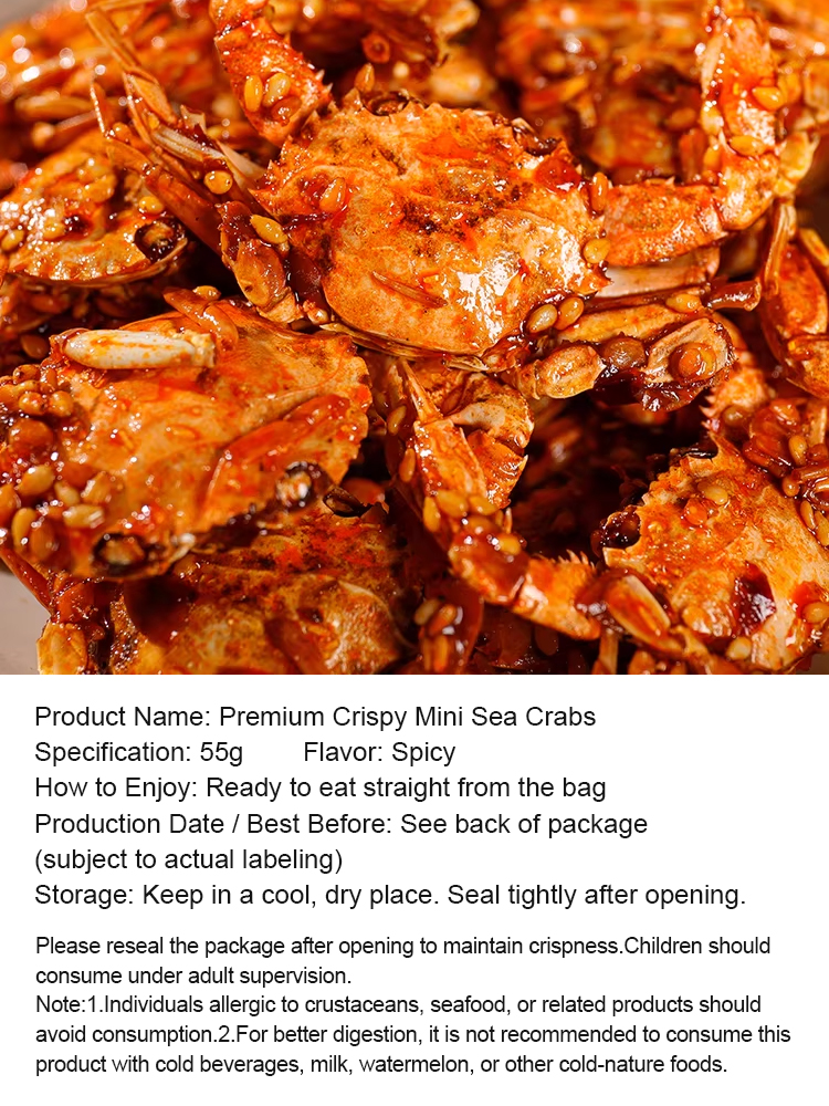 Alaskan Whole Crispy Crabs: The Deep-Sea Crunch Harvested Just 1 Month a Year—Supports Healthy Blood Pressure & Lipids!
