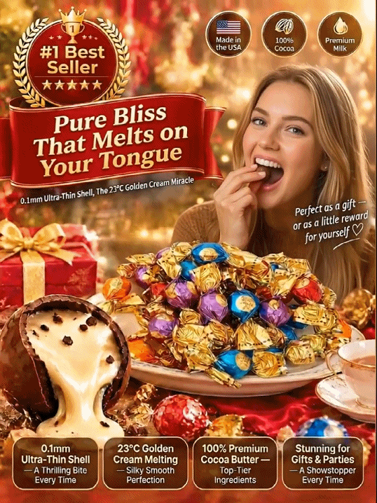 Swiss Silk Milk Chocolate Truffles | 100% Pure Cocoa Butter · Factory Direct · Limited 50% OFF · Value Pack