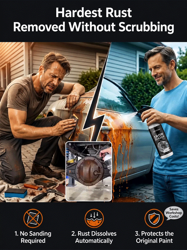 [MIT-Developed] Revolutionary Nano Rust Spray: Melts 10-Year Rust in 3s – 3X Refund Guaranteed!