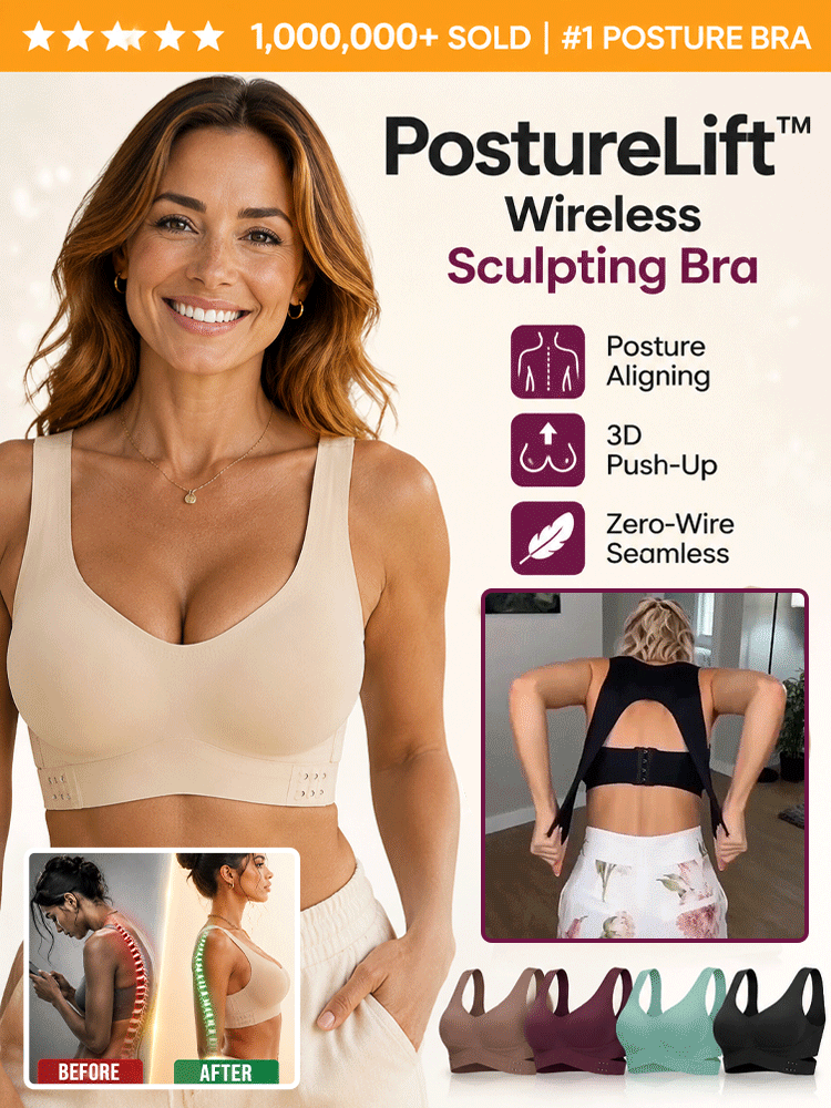 PostureLift™ Posture Correcting Seamless Bra | Lifts in 3s & Instantly Smooths Back Fat