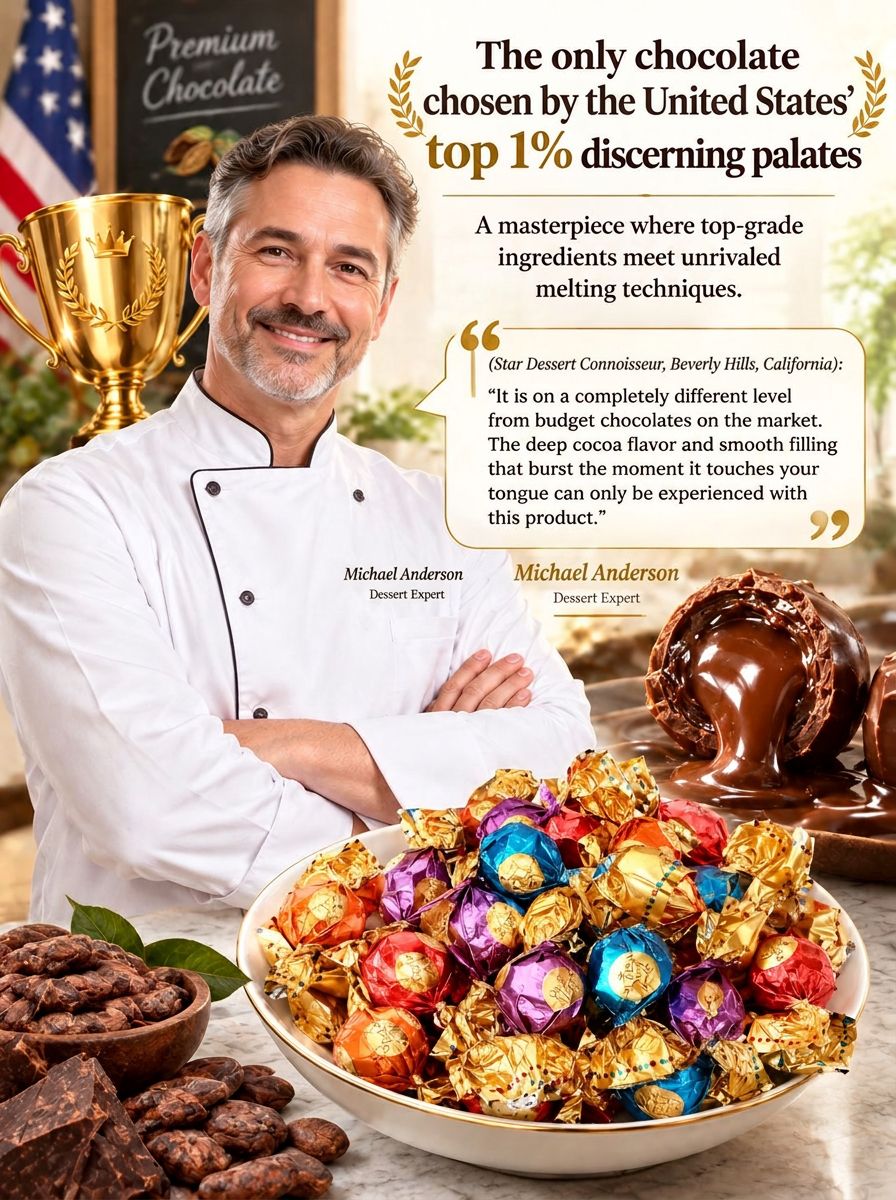 Swiss Silk Milk Chocolate Truffles | 100% Pure Cocoa Butter · Factory Direct · Limited 50% OFF · Value Pack