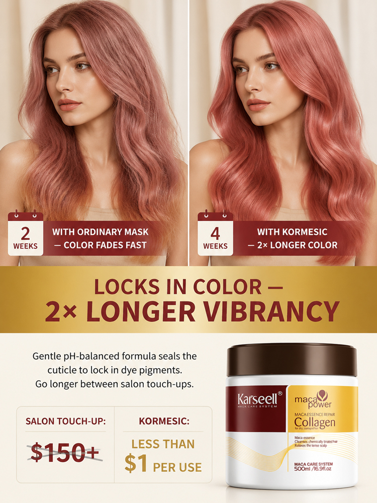Karseell™  Deep Sea Collagen Hair Mask | 7-Sec Rescue for Salon-Quality Liquid Hair!