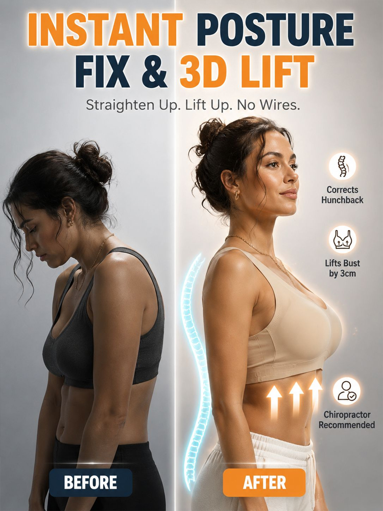 PostureLift™ Posture Correcting Seamless Bra | Lifts in 3s & Instantly Smooths Back Fat
