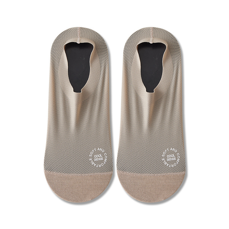 Ice silk cool invisible boat socks