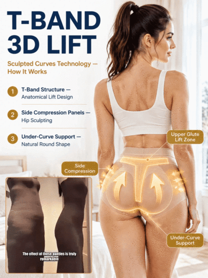 [Shaping & Contouring] High-Waisted Seamless Second-Skin Panties