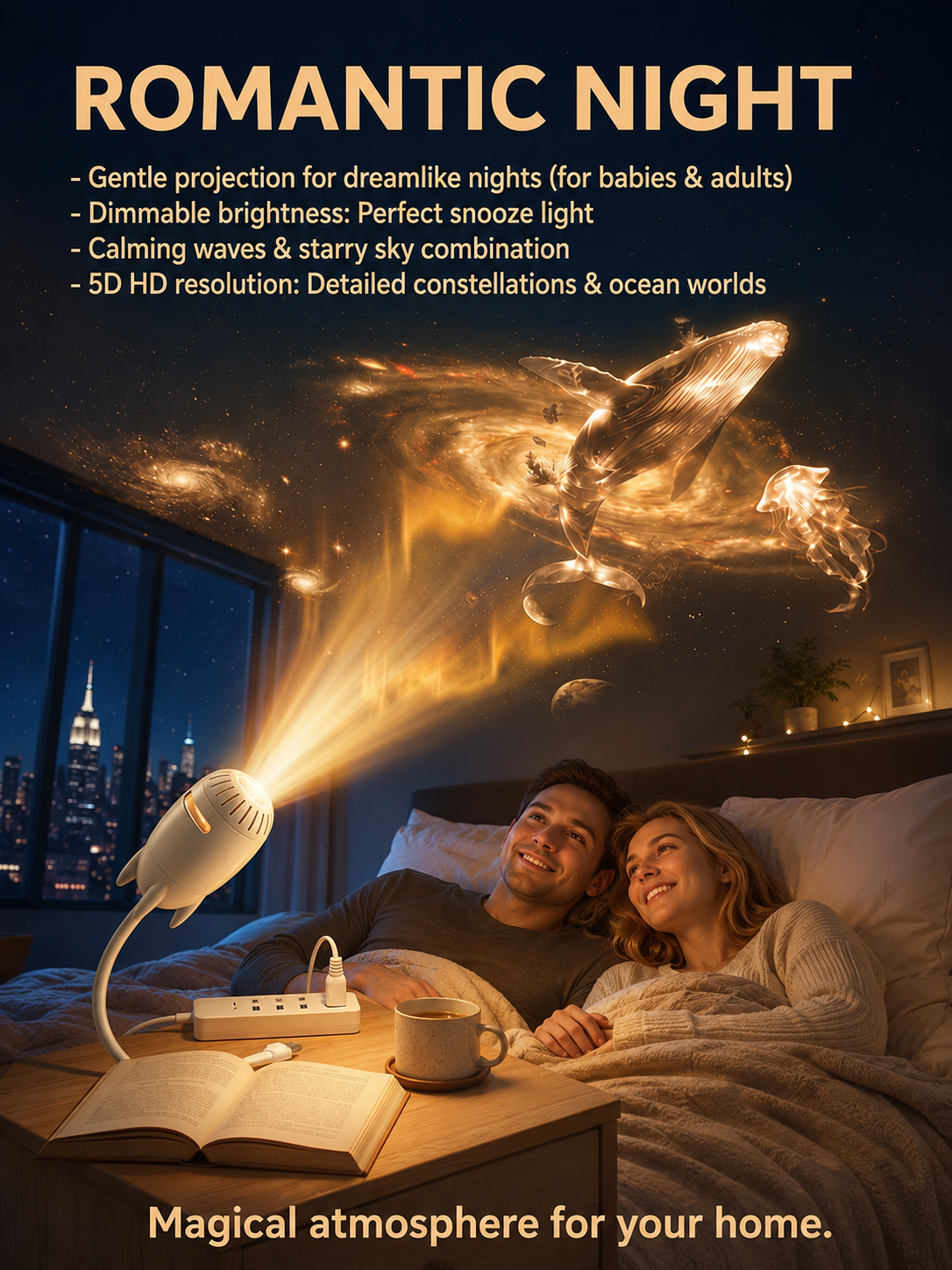 GALAXY™ Star Projector | Exclusive Vegas Sphere Tech, 360° Panoramic Galaxy