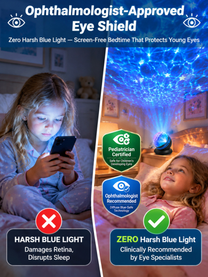 Topacme™ Deep Sea & Star Hologram Projector | Large-sphere projection & 4K immersive visuals. Instantly soothe your night!