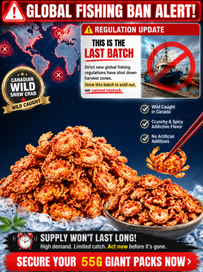 100% Wild Canadian Snow Crab | No Peeling Needed! 36 Crispy Layers & Rich Crab Roe!