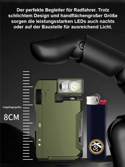 【Spezielle Beleuchtungsausrüstung】Magnetische tragbare Mini-Taschenlampe