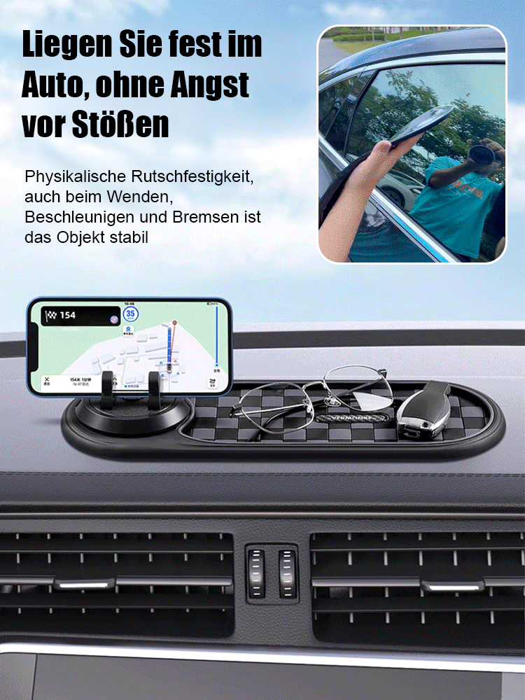 Praktische Smartphone-Halterung fürs Auto: Rutschfeste Navigationslösung für Armaturenbrett