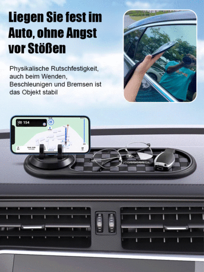 Praktische Smartphone-Halterung fürs Auto: Rutschfeste Navigationslösung für Armaturenbrett