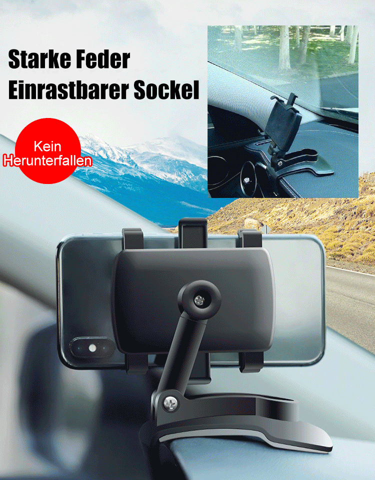 【Es ist sicherer, auf Ihr Telefon zu schauen】Multifunktionshalterung für Mobiltelefone im Auto