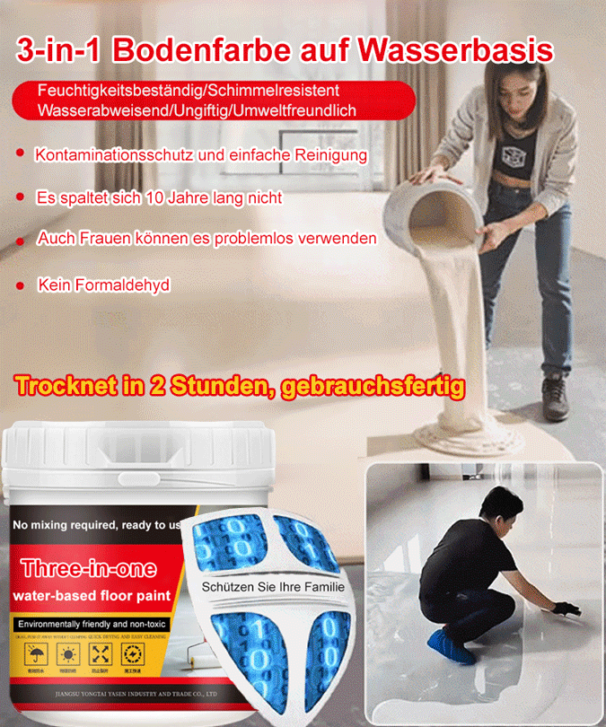 🌈 Farbenfrohe Epoxidharzbeschichtung – wasserbasiert und stylisch!