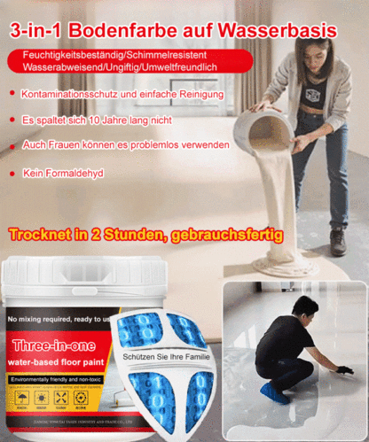 🌈 Farbenfrohe Epoxidharzbeschichtung – wasserbasiert und stylisch!
