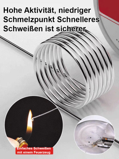 Rostfreier Schweißlötzinn
