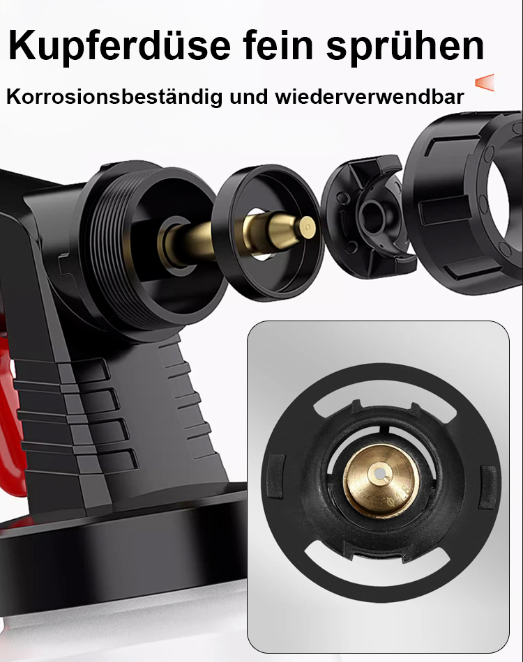 【Verabschieden Sie sich von herkömmlichen Luftpumpen】Elektrische Farbspritzpistole mit hoher Zerstäubung und Lithiumbatterie