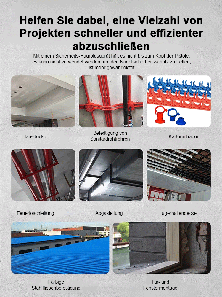 [Eine Sekunde Nageln, stark und haltbar] Deckenartefakt