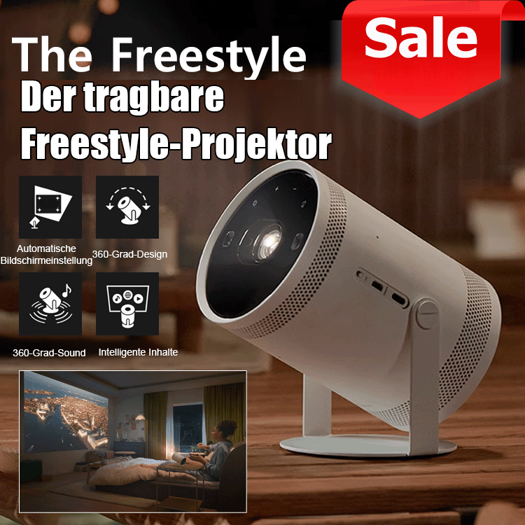 Tragbarer Freestyle-Projektor