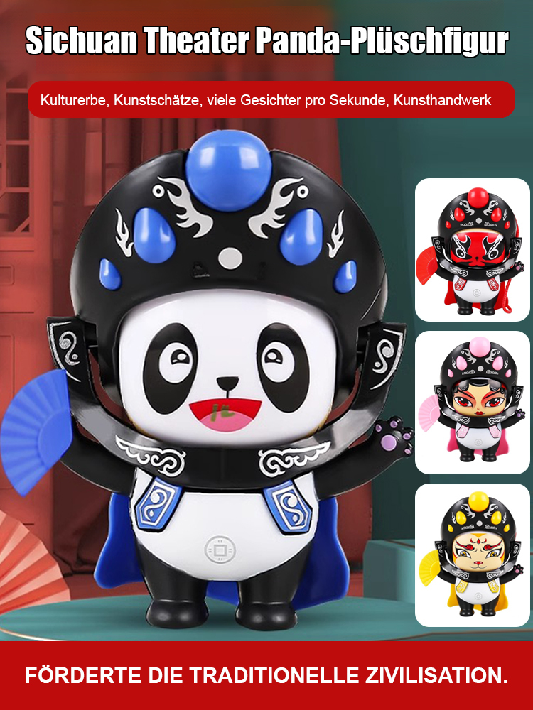 【Kung Fu Panda】Panda Verwandlung Sichuan-Oper Puppe